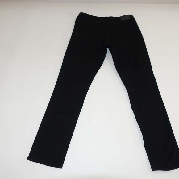 Levi's Women's Classic Mid Rise Skinny Jeans Size 10 Black 29" Inseam Stretch - Picture 4 of 6